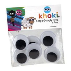 Large Wiggly / Googly Eyes - Pack of 6's 